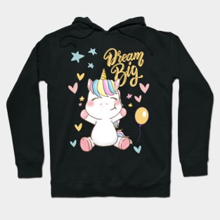 Sweet Unicorn Dream big Cute baby outfit great for kids toddlers baby shower Hoodie